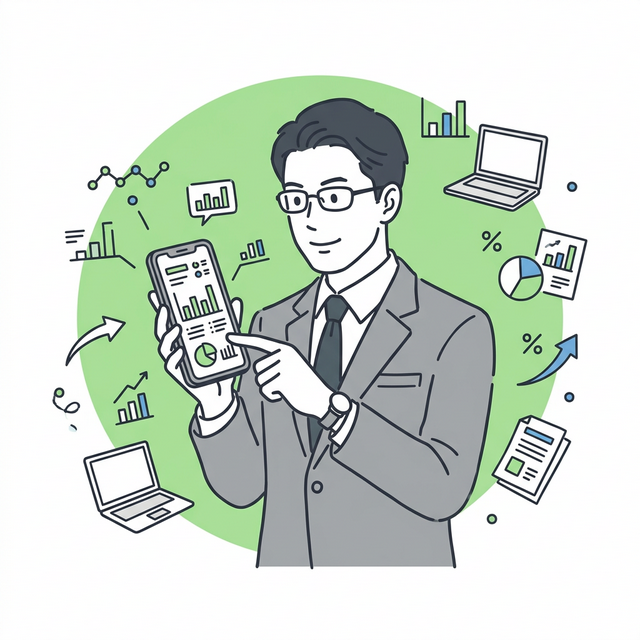 商材特性に応じた「出口設計力」のイラスト